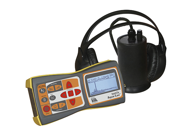 Professional leak detection equipment can detect water leaks behind walls.